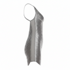 Elika Silver Backless Party Mini Dress