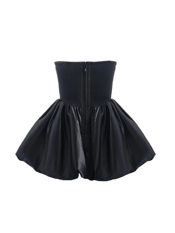 Elegant High-End Pettiskirt Flair Pumpkin Puff Dress