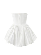 Elegant High-End Pettiskirt Flair Pumpkin Puff Dress