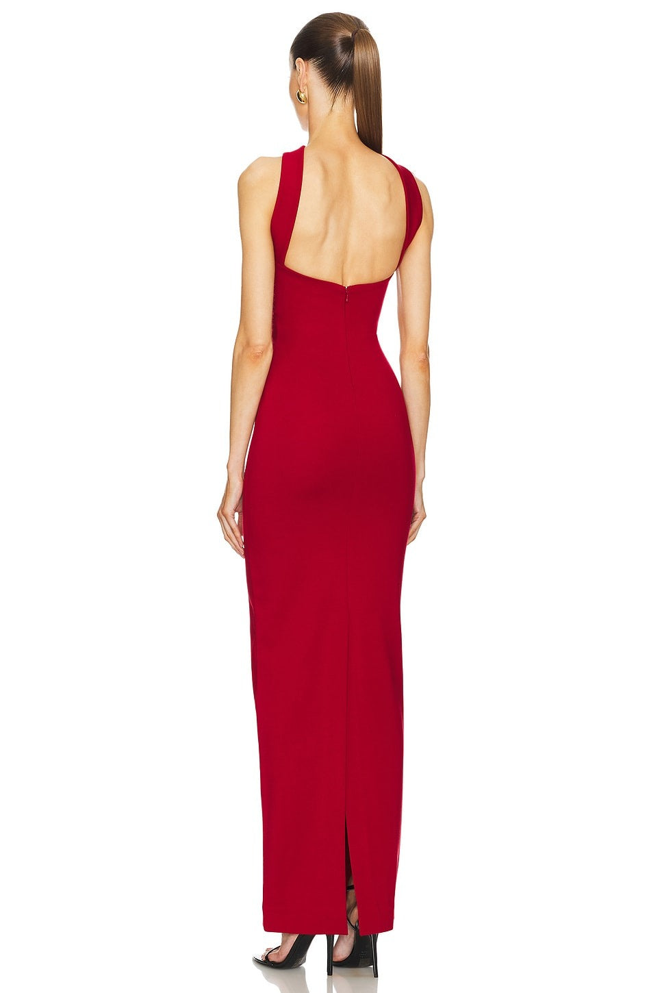 Allure Halter Backless Maxi Dress