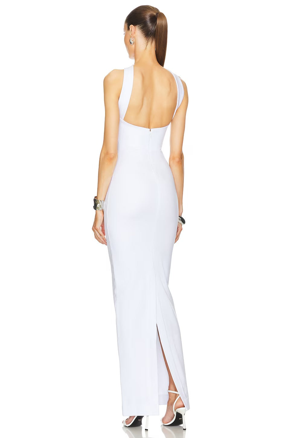 Allure Halter Backless Maxi Dress