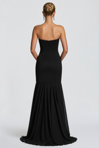 Elerna Strapless Hugging Mermaid Maxi Dress