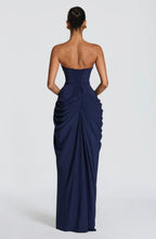 ATHENA MAXI DRESS-BLACK aclosy