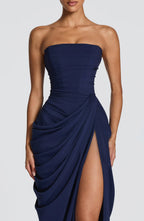 ATHENA MAXI DRESS-BLACK aclosy