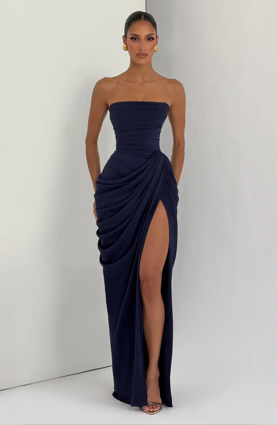 ATHENA MAXI DRESS-BLACK aclosy