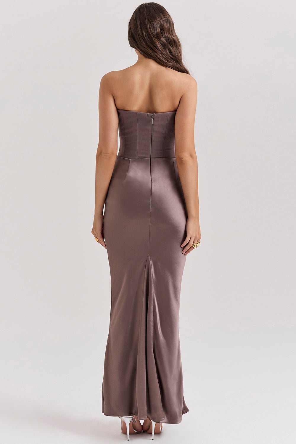 SERAPHINA CORSET SATIN ELEGANCE DRESS