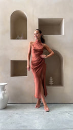 Taramika Halter Slim Fit Dress