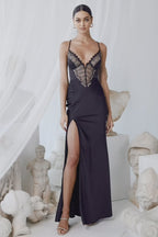 Heila Black Bride Party Dress