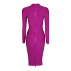 Elegantly Made Winy Bandage Full sleeve Dress Aclosy