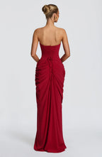 ATHENA MAXI DRESS-BLACK aclosy