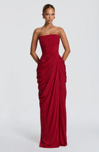 ATHENA MAXI DRESS-BLACK aclosy