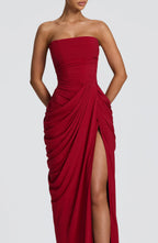ATHENA MAXI DRESS-BLACK aclosy