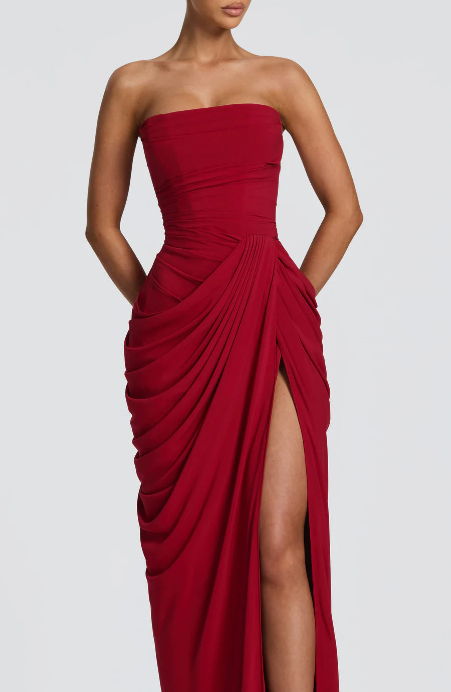 ATHENA MAXI DRESS-BLACK aclosy