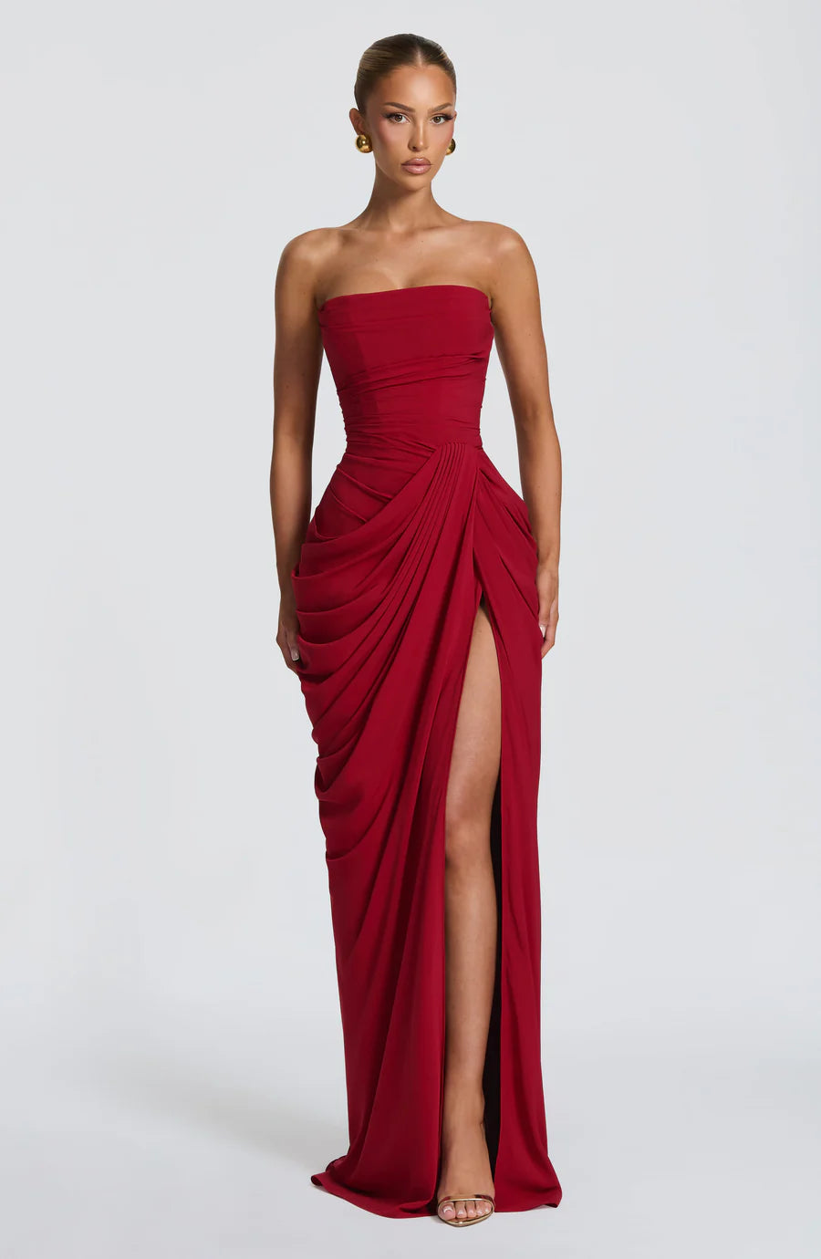 ATHENA MAXI DRESS-BLACK aclosy