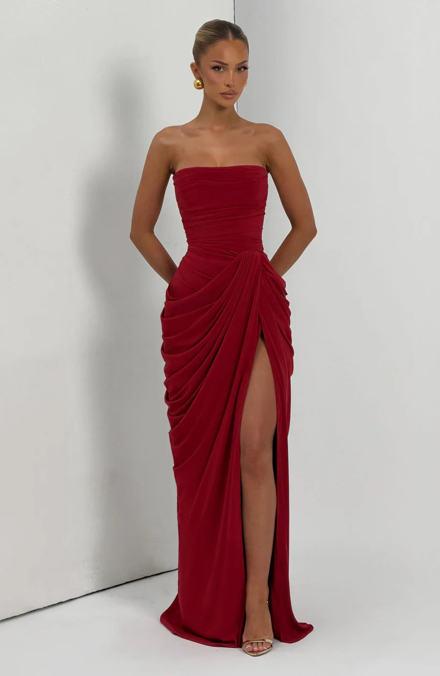 ATHENA MAXI DRESS-BLACK aclosy