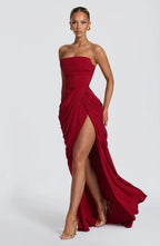 ATHENA MAXI DRESS-BLACK aclosy