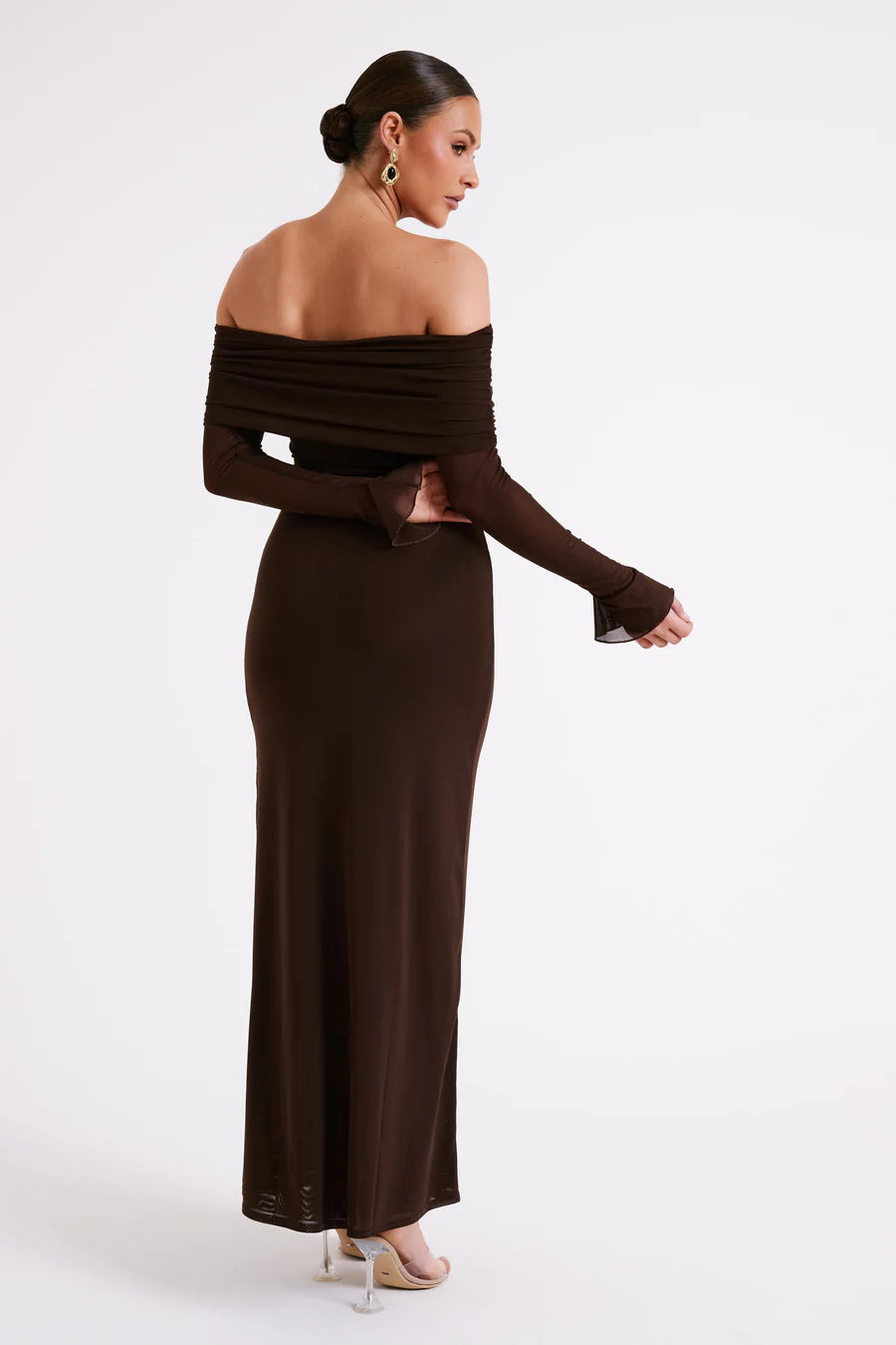 Chic Strapless Backless Socialite Maxi Dress