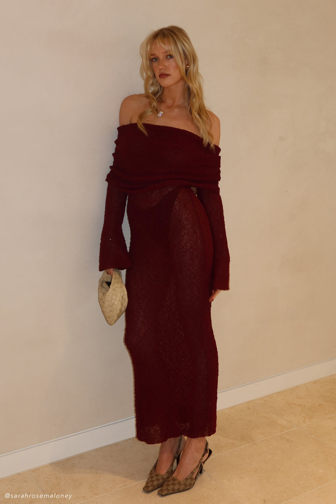 ALLURE BOUCLE MAXI DRESS