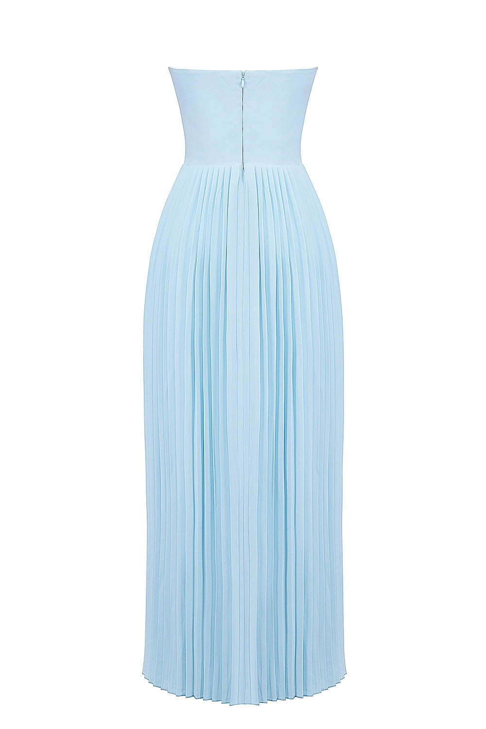 Alyia Elegant Ocean Blue Maxi Dress