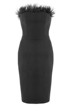 Chic Victoria Feather Dress Aclosy