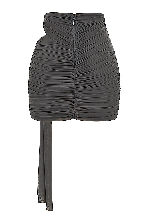 Women's Fashion Cutout Bodysuit Slim Fit Hip Skirt Suit aclosy