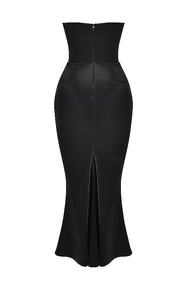 SERAPHINA CORSET SATIN ELEGANCE DRESS