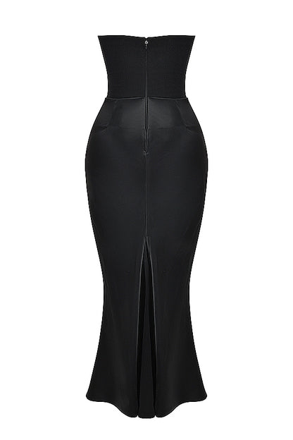 SERAPHINA CORSET SATIN ELEGANCE DRESS