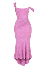 French Lace Dress Pleated Jacquard Aclosy