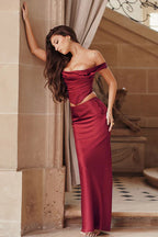 Renga Satin Maxi Dress