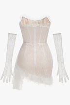 CHIC STRAPLESS CORSET MINI DRESS