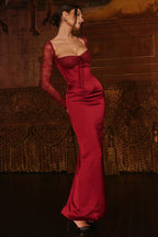 CHIC ELEGANT MAXI LACE DRESS (Copy) Aclosy