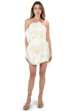 Minority Design Sense Three-dimensional Flower Tube Top Waist Dress Aclosy