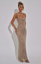 ALLURE SPARKLE MAXI DRESS