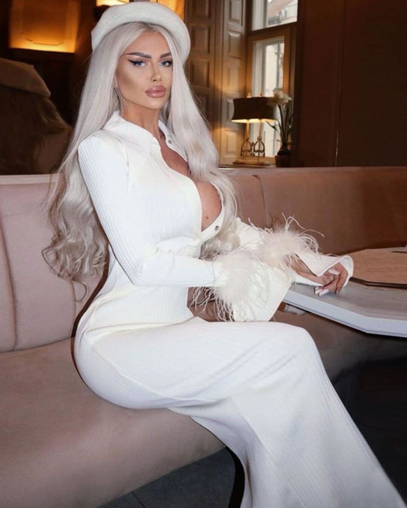 Women's Fashion Temperament Polo Collar Long Dresses Aclosy