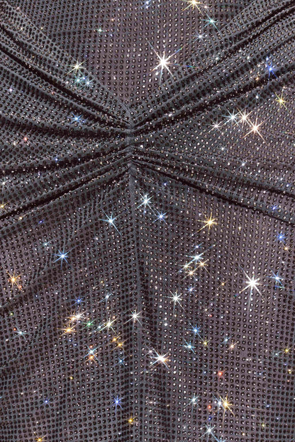 ROSETE LUXE SATIN DIAMANTE MAXI DRESS (Copy) Aclosy