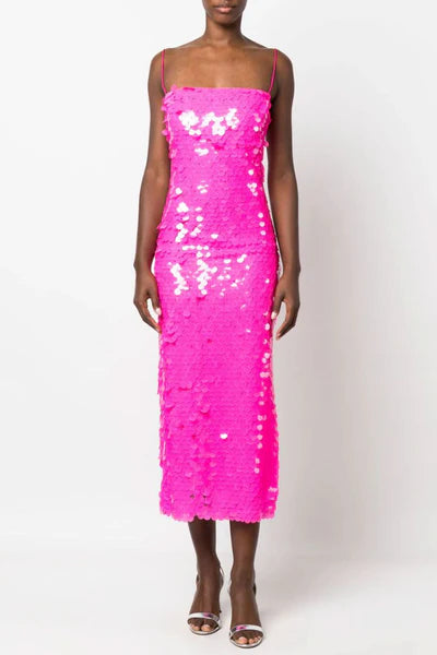 Fashion Lady Sequin Irregular Dress Aclosy