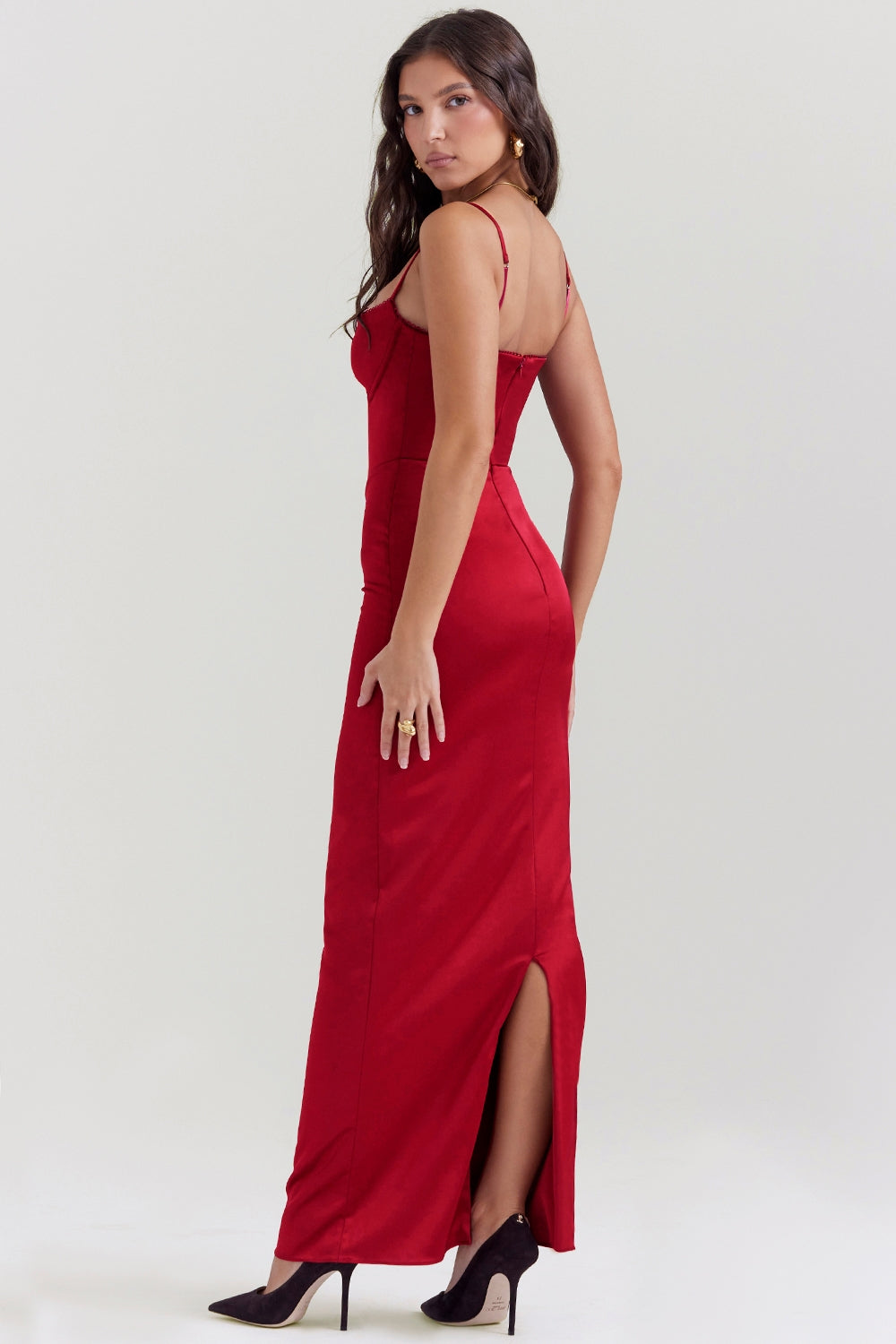 Fella Satin Maxi Dress