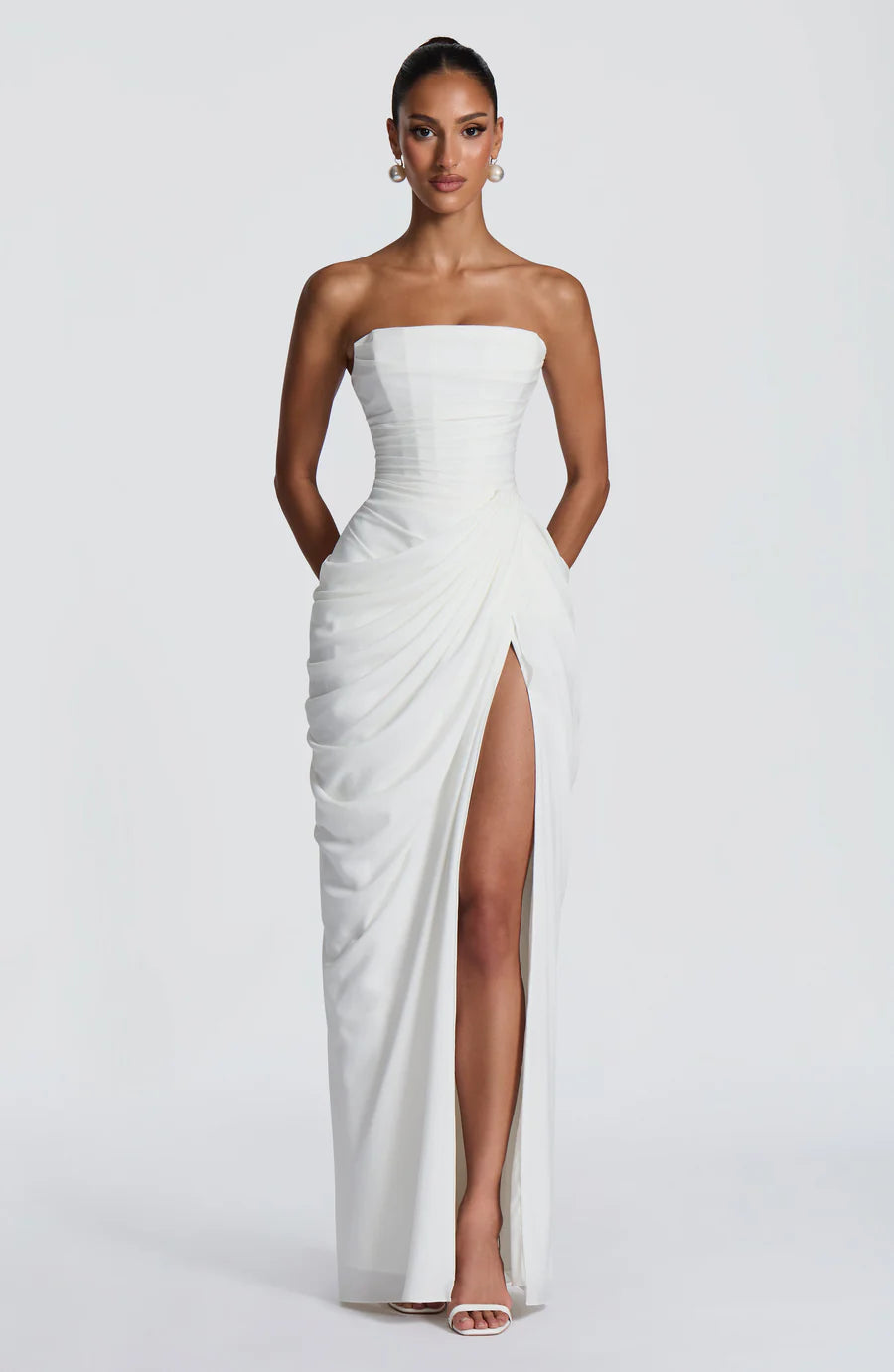 ATHENA MAXI DRESS-BLACK aclosy