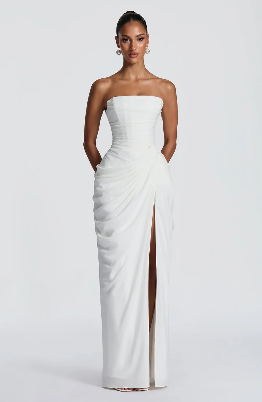 ATHENA MAXI DRESS-BLACK aclosy