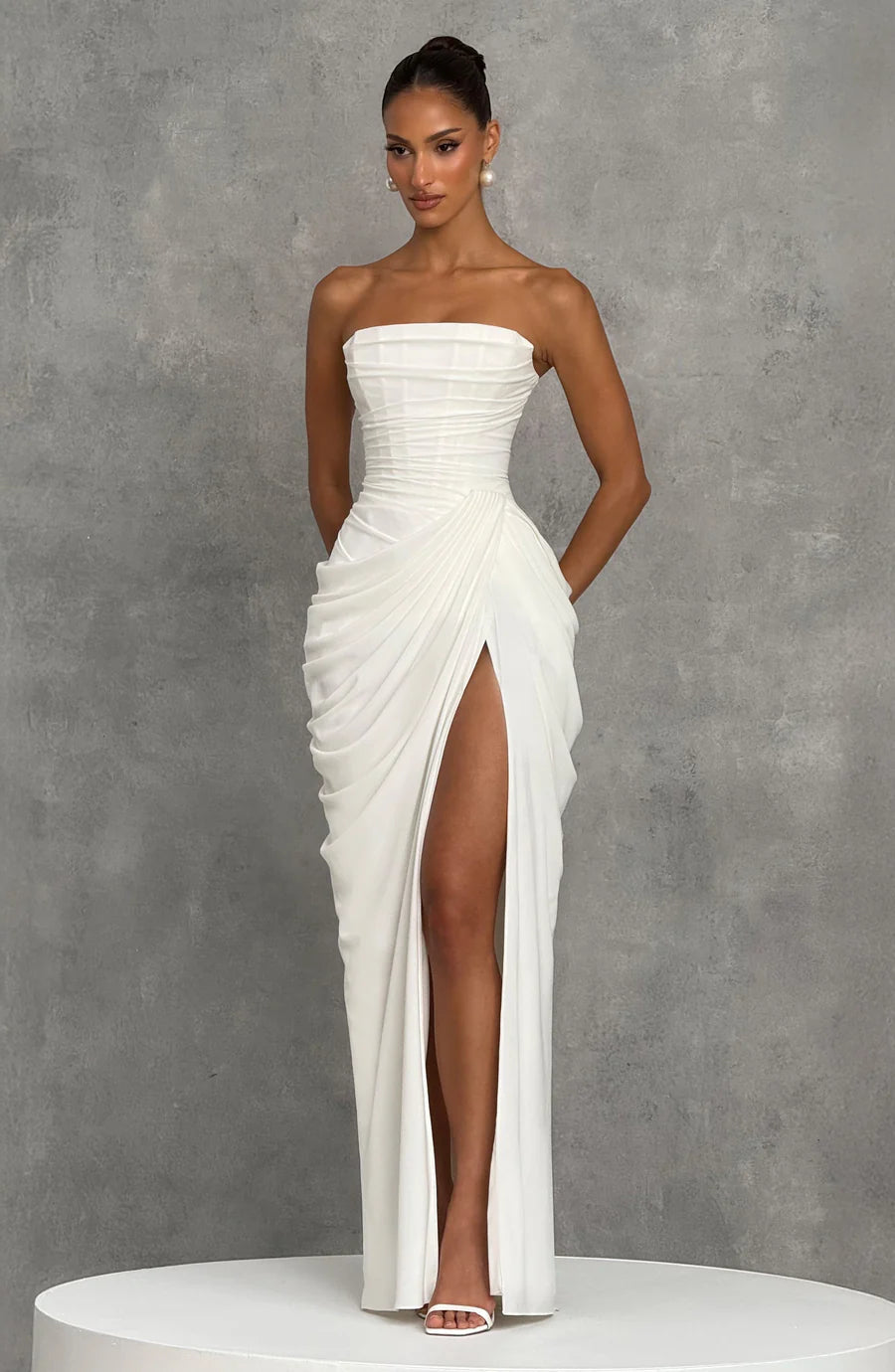 ATHENA MAXI DRESS-BLACK aclosy