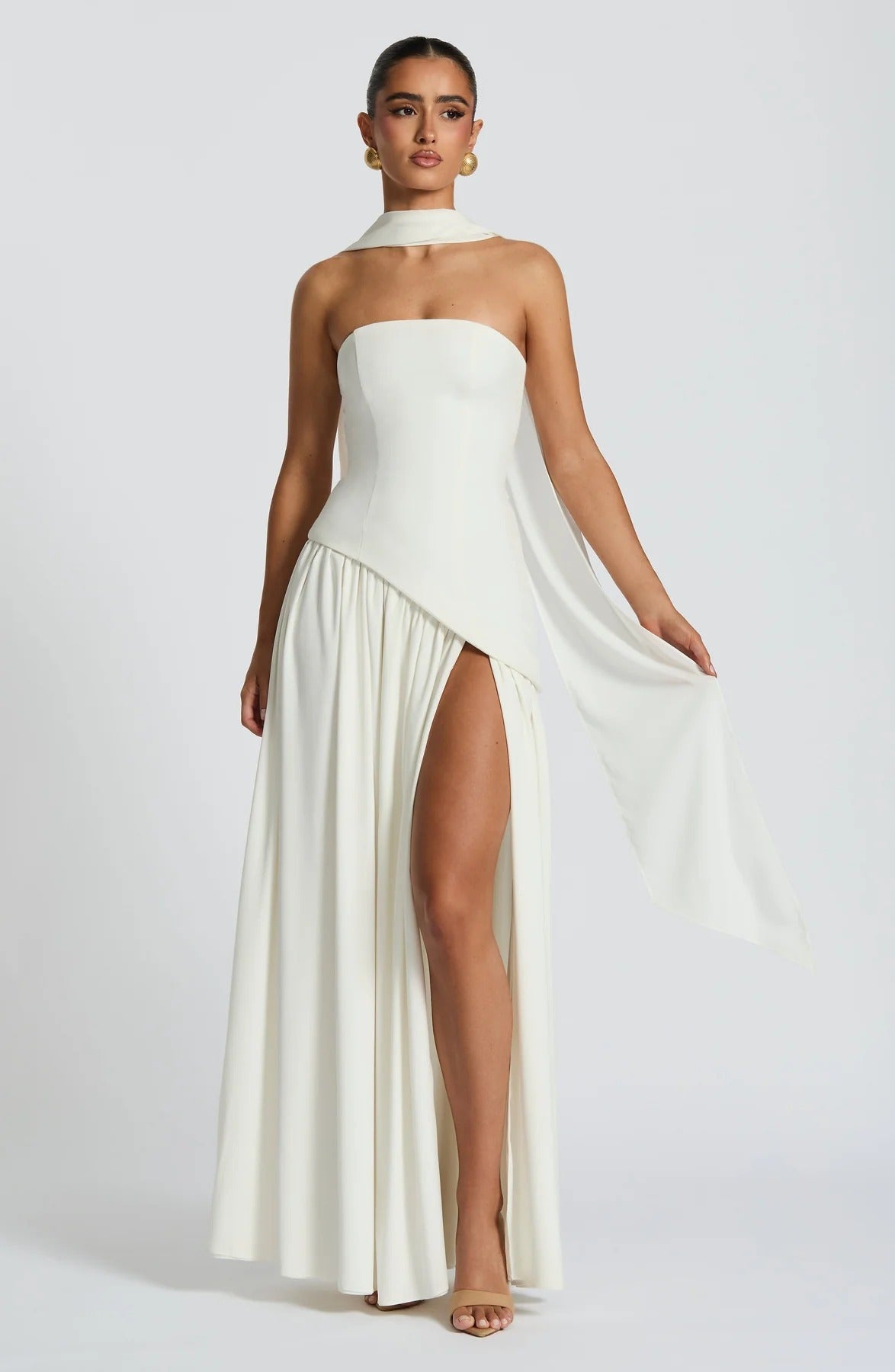 Malana Off shoulder Maxi Dress