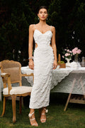 Hollow-out Camisole Beads Banquet Evening Dress (Copy) Aclosy