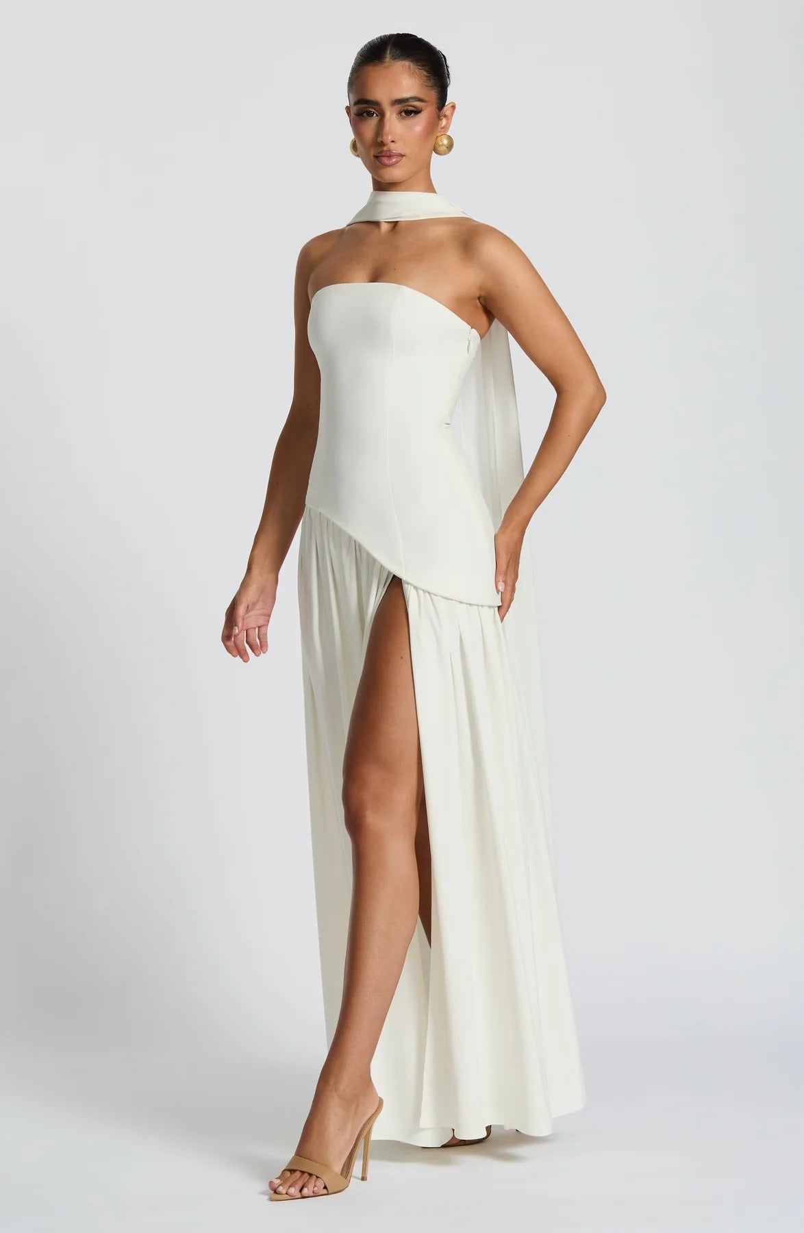 Malana Off shoulder Maxi Dress
