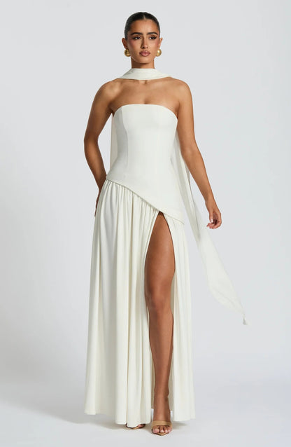 Malana Off shoulder Maxi Dress