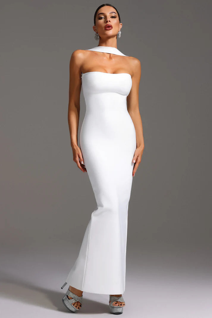 Allure Halter Backless Maxi Dress