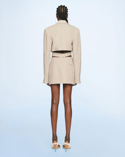 Women's Slim One-button Suit Dress aclosy