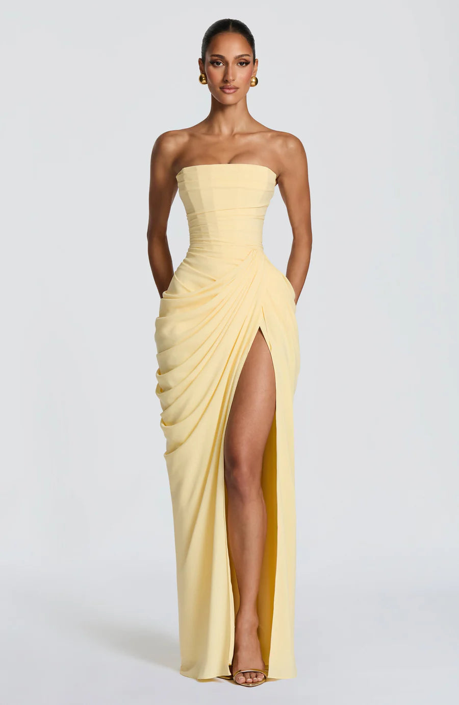 ATHENA MAXI DRESS-BLACK aclosy