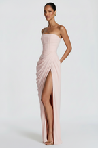 ATHENA MAXI DRESS-BLACK aclosy