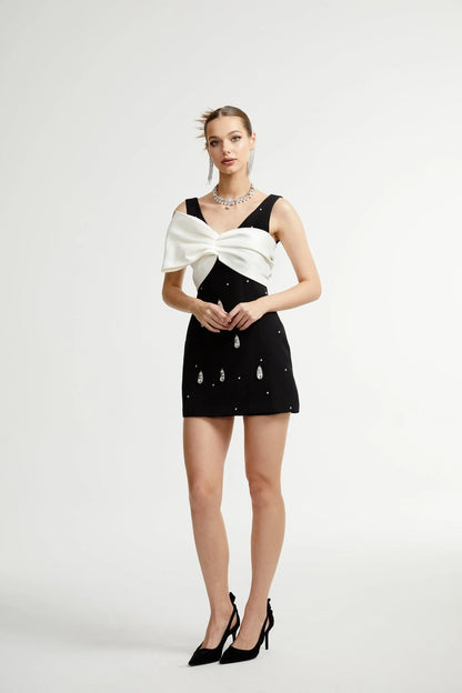 Selene Bow Vest Dress