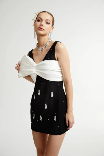 Selene Bow Vest Dress